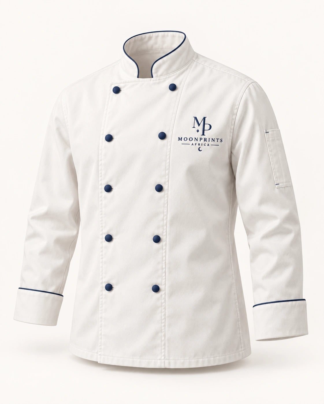 Premium White Double-Breasted Chef Jacket